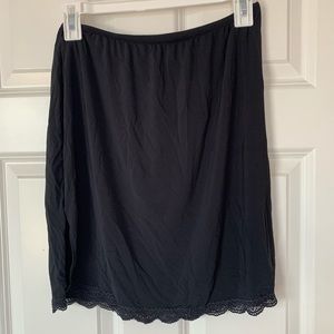 Jockey - black slip skirt